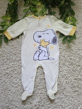 Baby Boy Snoopy & Woodstock Sleeper (3-6 Months)